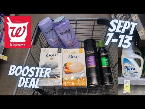*AWESOME DEALS* Walgreens Haul for 9/7-9/13 | Booster Scenario | 4 Items for Less than $2