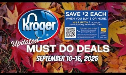 *MEGA SALE* Kroger UPDATED Must Do Deals for 9/10-9/16 | Buy 3 Save $2, Beauty Event, & MORE