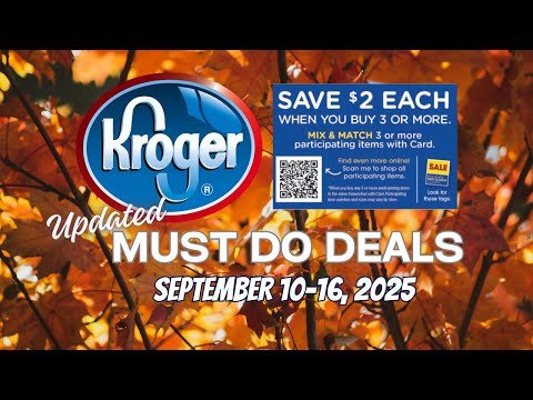 *Beauty Event Deals* Kroger UPDATED Must Do Deals for 9/10-9/16 | MEGA SALE & MORE