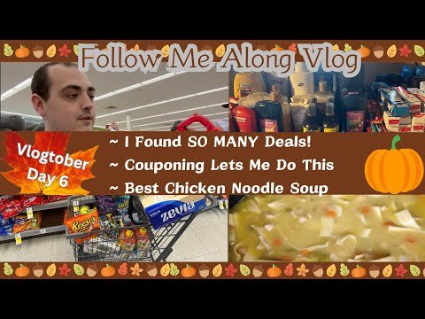 I FOUND SO MANY HOT DEALS! ~ COUPONING LETS ME DO THIS! ~ BEST CHICKEN NOODLE SOUP ~ VLOGTOBER 6