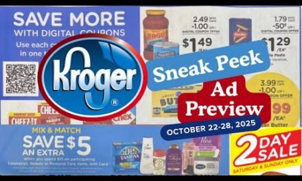 *NEW SALE* Kroger SNEAK PEEK Ad Preview for 10/22-10/28 | 5x Digitals, Beauty Event, & MORE