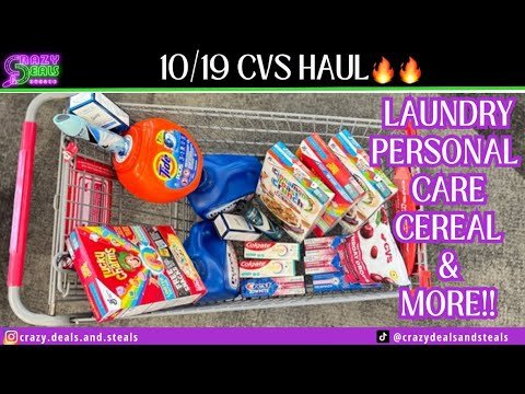 👏10/19 CVS Haul 👏Ibotta & FETCH Deals at CVS Couponing This Week 🔥LAUNDRY CARE (10/19 CVS Deals