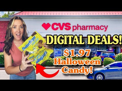 CVS Haul- All Digital Coupon Deals | $1.99 Laundry & $1.97 Halloween Candy! 10/19-25/25