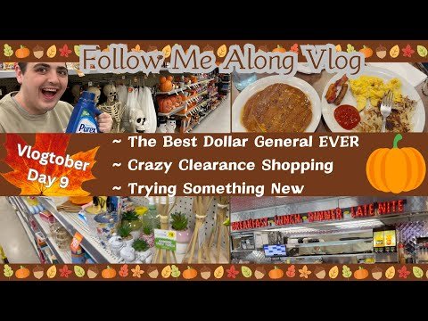 THE BEST DOLLAR GENERAL EVER! ~ CRAZY CLEARANCE SHOPPING SPREE ~ TRYING SOMETHING NEW! ~ VLOGTOBER 9