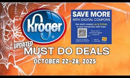 *MONEYMAKER* Kroger UPDATED Must Do Deals for 10/22-10/28 | 5x Digitals, Beauty Event, & MORE
