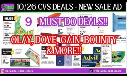 🔥10/26 CVS 9 MUST DO DEALS🎉SEVERAL SUPER EASY CVS DEALS (DOVE, OLAY, GAIN STOCKUP!!)  #cvsdeals
