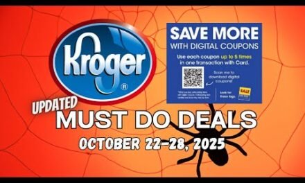 *Meal Deal* Kroger UPDATED Must Do Deals for 10/22-10/28 | 5x Digitals, Beauty Event, & MORE