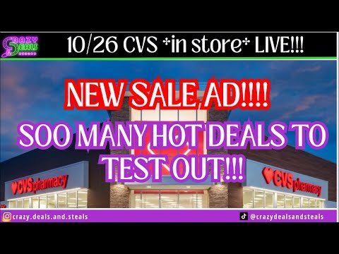 10/26 CVS *in store* LIVE!!! SOO Many 🔥🔥CVS Couponing Deals This Week! 10/26 CVS Haul