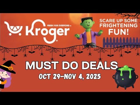 *WOW!* Kroger MUST DO Deals for 10/29-11/4 | 5x Digital, NEW Weekly, Beauty Event, 3 Day Sale & More