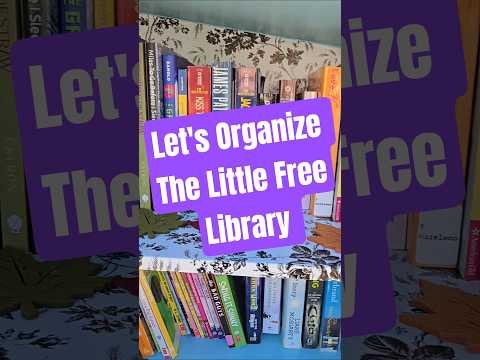 Let’s fill the Little Free Library and Prepare for Halloween #littlefreelibrary #restock #lfl