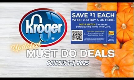 *WOW* Kroger UPDATED Must Do Deals for 10/1-10/7 | MEGA SALE, Weekly Digitals, B2S10, & MORE