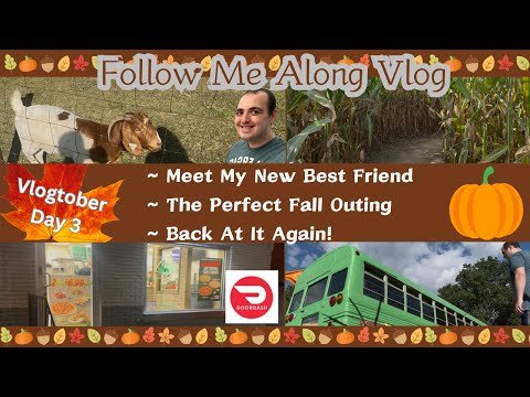 MEET MY NEW BEST FRIEND! ~ THE PERFECT FALL OUTING! ~ BACK AT IT AGAIN! ~ VLOGTOBER DAY 3