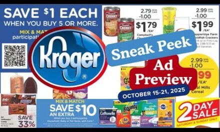 *CANDY SALE* Kroger SNEAK PEEK Ad Preview for 10/15-10/21 | Buy 5 Save $1 Each Mega Sale & MORE