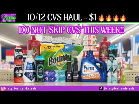 👏10/12 CVS Haul = $1 👏 Lots of Ibotta Deals at CVS Couponing This Week 🔥DOVE DEAL (10/12 CVS Deals