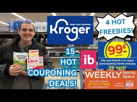 4 HOT FREEBIE DEALS AT KROGER! ~ 15 HOT KROGER COUPONING DEALS ~ SO MANY GROCERY DEALS ~ 11/12-11/18