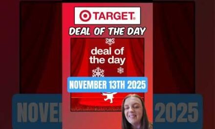 Target Deal of the Day. There will be a new deal everyday to save. One Day Only November 13th 2025