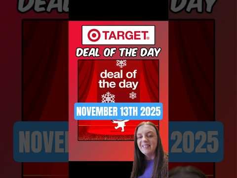 Target Deal of the Day. There will be a new deal everyday to save. One Day Only November 13th 2025