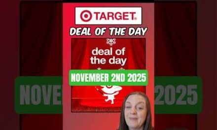 Target Deal of the Day. There will be a new deal everyday to save. One Day Only November 2nd 2025