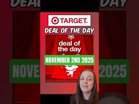 Target Deal of the Day. There will be a new deal everyday to save. One Day Only November 2nd 2025
