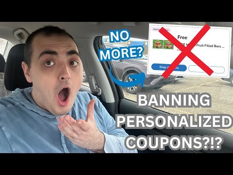 NO MORE PERSONALIZED COUPONS (KROGER BEST CUSTOMER COUPONS / CVS CRTS / ETC)?!? ~ COUPON BAN?! :/