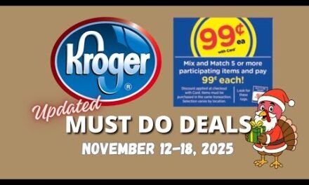 *$.99 Sale is HOT* Kroger UPDATED Must Do Deals for 11/12-11/18 | 5x Digital, Weekly Digitals & MORE