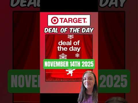 Target Deal of the Day. There will be a new deal everyday to save. One Day Only November 14th 2025