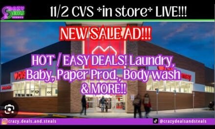 11/2 CVS *in store* LIVE!!! 11/2 CVS Couponing Deals are 🔥🔥& EASY! Laundry, Paper Prod., Body Wash