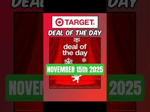 Target Deal of the Day. There will be a new deal everyday to save. One Day Only November 15th 2025