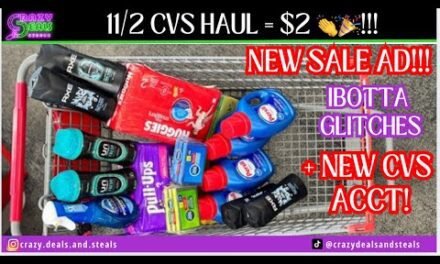 11/2 CVS HAUL = $2 🎉🎉 11/2 CVS Couponing Deals + New CVS Acct., + Ibotta Glitches!!