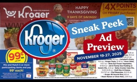 *9 Day Sale* Kroger Ad Preview for 11/19-11/27 | $.99 Sale, Thanksgiving Sale, Weekly Digital &More