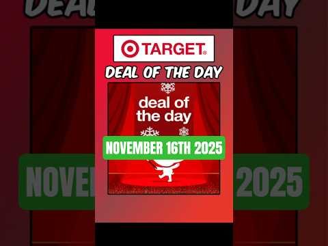 Target Deal of the Day. There will be a new deal everyday to save. One Day Only November 16th 2025