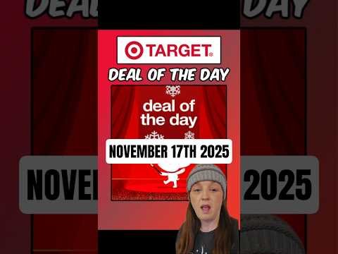 Target Deal of the Day. There will be a new deal everyday to save. One Day Only November 17th 2025