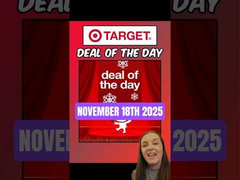 Target Deal of the Day. There will be a new deal everyday to save. One Day Only November 18th 2025