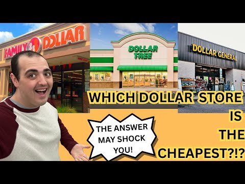 WHICH DOLLAR STORE IS THE CHEAPEST?!? ~ THE ANSWER MIGHT SHOCK YOU! ~ PRICE COMPARING DOLLAR STORES