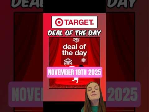Target Deal of the Day. There will be a new deal everyday to save. One Day Only November 19th 2025