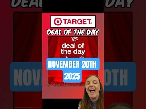 Target Deal of the Day. There will be a new deal everyday to save. One Day Only November 20th 2025
