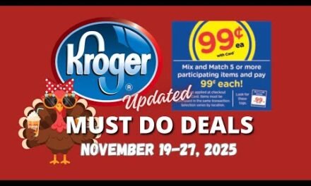 *FREEBIE* Kroger UPDATED Must Do Deals for 11/19-11/27 | $.99 Sale, Weekly Digitals, & MORE