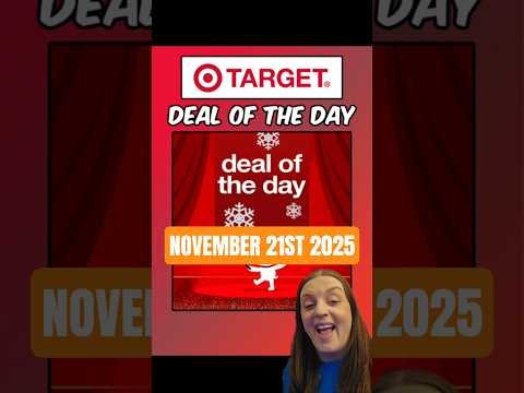 Target Deal of the Day. There will be a new deal everyday to save. One Day Only November 21st 2025