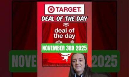 Target Deal of the Day. There will be a new deal everyday to save. One Day Only November 3rd 2025