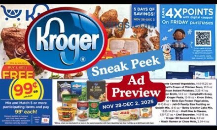 *5 DAY SALE* Kroger SNEAK PEEK Ad Preview for 11/28-12/2 | $.99 Sale, Weekly Digitals, & MORE
