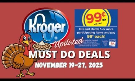 *MONEYMAKER* Kroger UPDATED Must Do Deals for 11/19-11/27 | FREE Thanksgiving & MORE