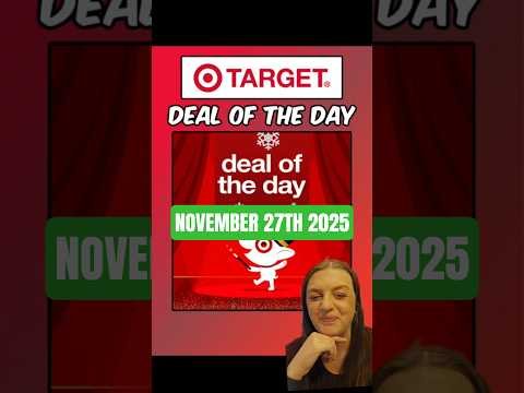 Target Deal of the Day. There will be a new deal everyday to save. One Day Only November 27th 2025