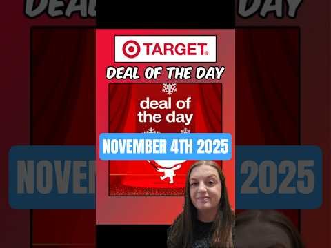 Target Deal of the Day. There will be a new deal everyday to save. One Day Only November 4th 2025