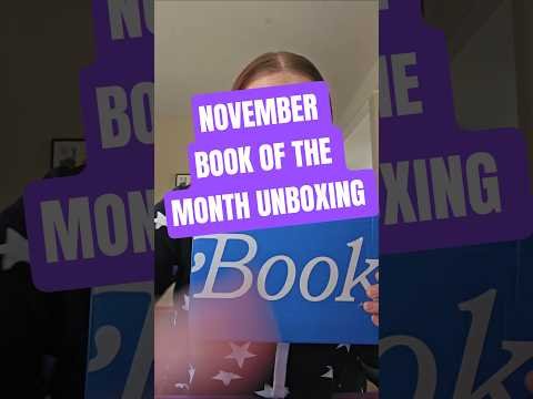 November Book of the Month Unoxing  #bookofthemonth #botm #booksubscription
