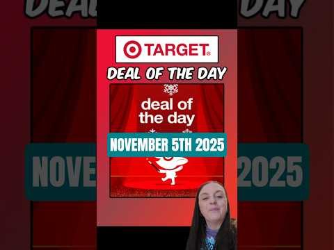 Target Deal of the Day. There will be a new deal everyday to save. One Day Only November 5th 2025