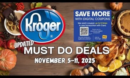 *Thanksgiving Deals* Kroger UPDATED Must Do Deals for 11/5-11/11 | 5x Digitals & MORE