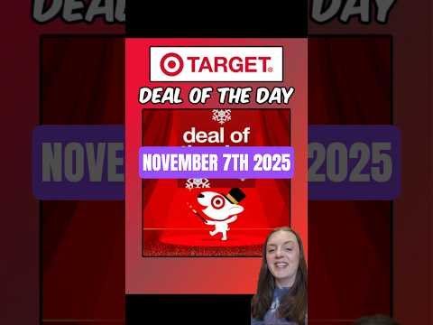 Target Deal of the Day. There will be a new deal everyday to save. One Day Only November 7th 2025