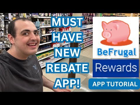 MUST HAVE NEW REBATE APP! ~ BE FRUGAL REWARDS REBATE APP TUTORIAL ~ THIS APP IS AMAZING!