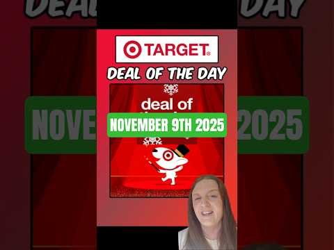 Target Deal of the Day. There will be a new deal everyday to save. One Day Only November 9th 2025