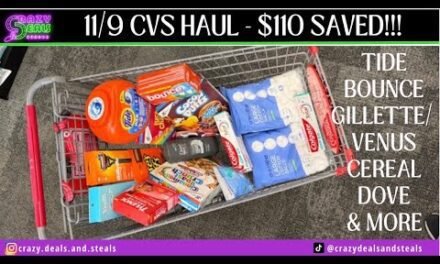 11/9 CVS HAUL = $110 SAVED🎉🎉 11/9 CVS Couponing Deals + Spend $30 Deal!! #cvsdealsthisweek #cvsdeals